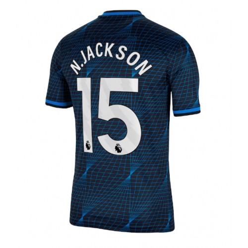 Chelsea Nicolas Jackson #15 Gostujuci Dres 2023-24 Kratak Rukav